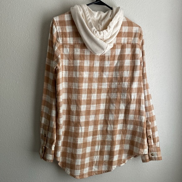 Flannel with Hoodie - Picture 3 of 4